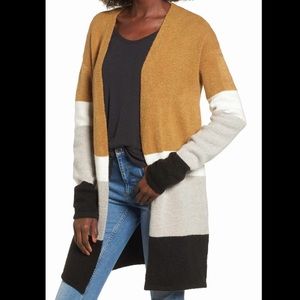Love by Design Color-block Cardigan Sweater